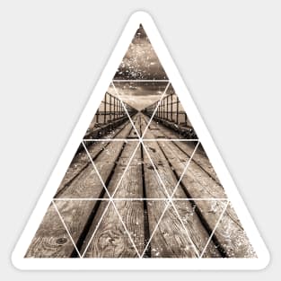 Geometric Triangle Design- Boardwalk Sticker